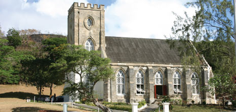Distant View of St. Andrew Parish Church, Walkers, St. Andrew, Barbados Pocket Guide