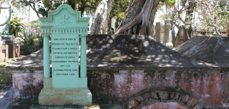 Ferdinando Paleologus' Tomb Located at the Historic St. John's Parish, Barbados Pocket Guide