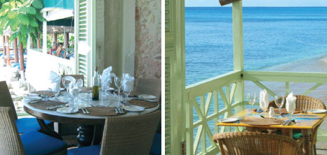 Tables Set on the Balcony at Fishpot Restaurant, Shermans, St. Lucy, Barbados Pocket Guide