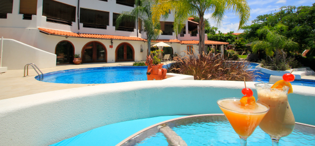 Poolside at Sugar Cane Club Hotel & Spa, Barbados