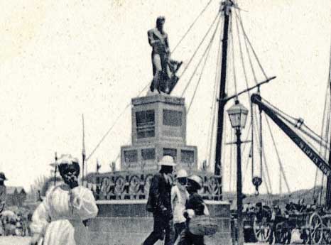 Lord Nelson's Statue in Bridgetown of Years Gone By, Barbados Pocket Guide