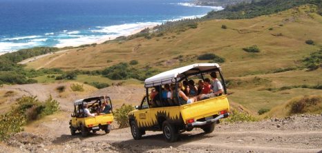 Adventureland 4X4 Jeeps on Tour at East Coast, St. Andrew, Barbados Pocket Guide