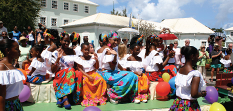 Children Sitting on top a Decorated Truck as Part of the Parade at Holetown Festival, St. James, Barbados Pocket Guide