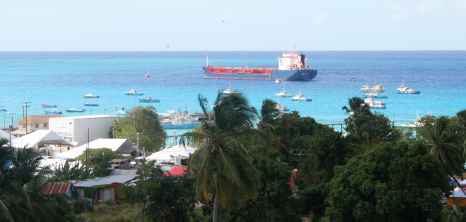 View Overlooking Oistins Bay, Christ Church, Barbados Pocket Guide