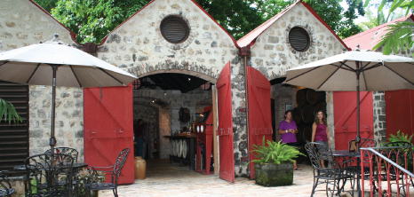 Entrance to St. Nicholas Abbey, St. Peter, Barbados Pocket Guide