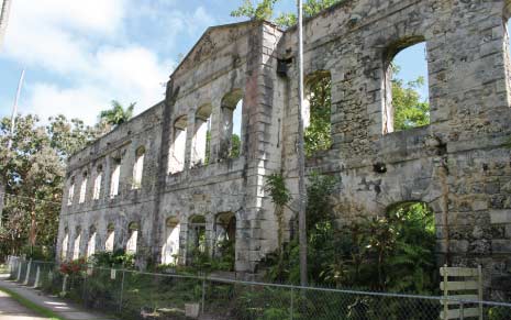 Remains of the Once Magnificent Farley Hill Mansion, Farley Hill, St. Peter, Barbados Pocket Guide
