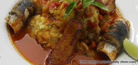 Cou Cou & Flying Fish - Barbados' National Dish