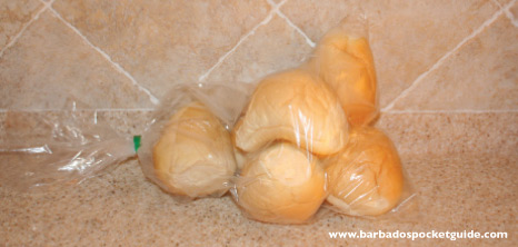 A Bag of Fresh Bajan Salt Bread, Barbados Pocket Guide