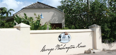 Entrance to George Washington House, Garrison, St. Michael, Barbados Pocket Guide