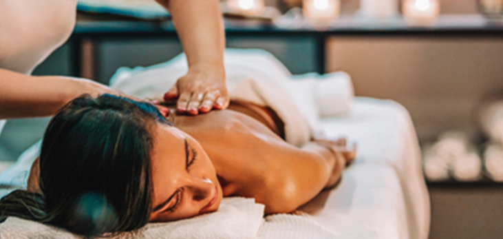 Client in the Spa at Sugar Cane Club Hotel & Spa, St. Peter, Barbados Pocket Guide