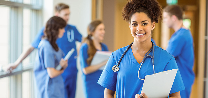 Portrait of Medical Doctor at a Hospital, Barbados Pocket Guide