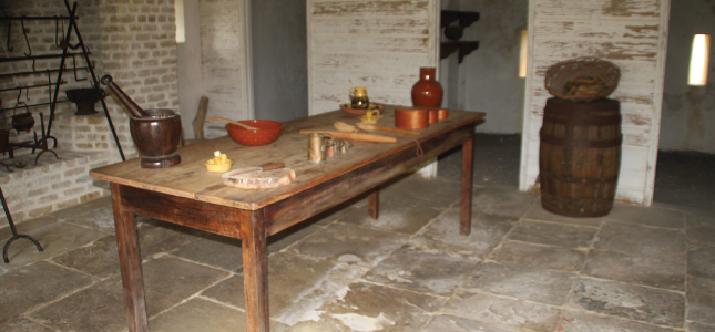 Artefacts of the kitchen, George Washington House, Barbados