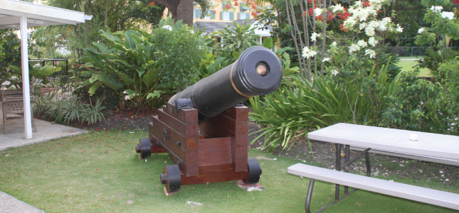 Canon at George Washington House, Barbados