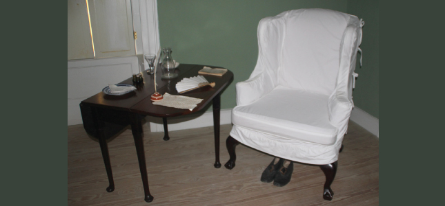 Desk Where George's Brother Lawrence Would Sit & Write, George Washington House, Barbados