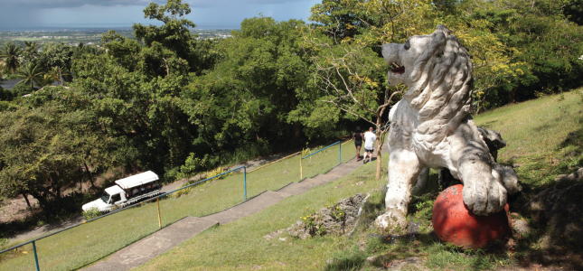 The Lion at Gun Hill Signal Station, St. George, Barbados