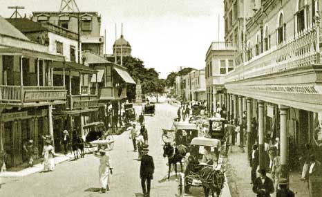 Life on Broad Street, Brigetown, Many Years Ago
