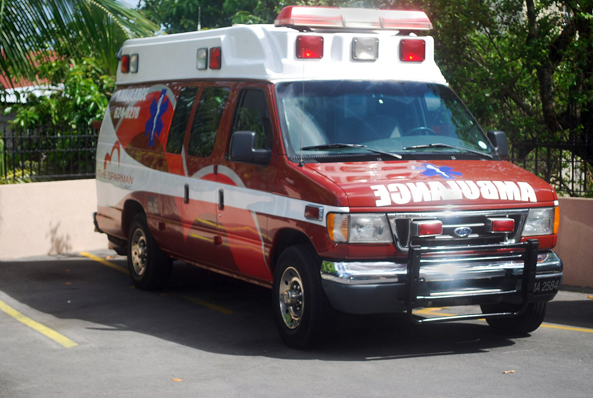 Sparman Clinic Ambulance, Barbados Pocket Guide