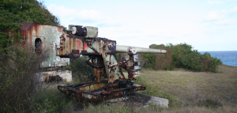 Remnants of the now defunct HARP Gun Project