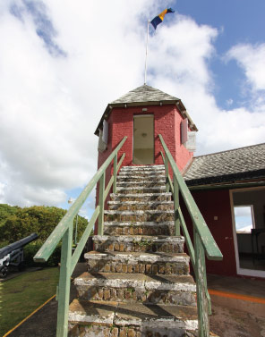 Steps Leading Up to Gun Hill Signal Tower, St. George, Barbados Pocket Guide