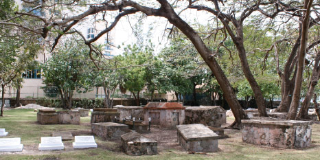 Tombstones at Barbados Military Cemetery, Barbados Pocket Guide