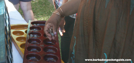 Warri Game Demonstration at the St. James Parish Church's Annual Harvest Garden Party, Holetown, St. James, Barbados Pocket Guide