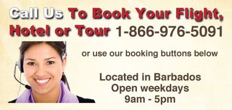 Book Now Advert, Barbados Pocket Guide