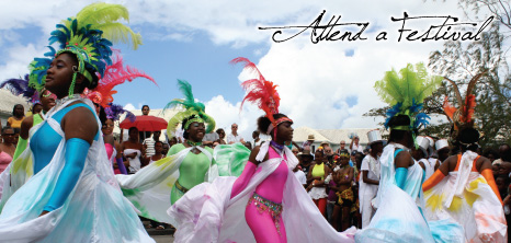 Dancers in the Streets at Holetown Festival, St. James, Barbados Pocket Guide