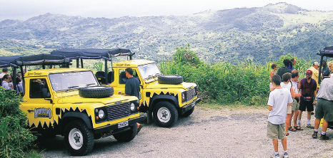 Adventureland 4x4 Jeeps Out on a Countryside Tour, Barbados Pocket Guide
