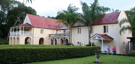 Visitors on Tour at Porters Great House, Porters, St. James, Barbados Pocket Guide