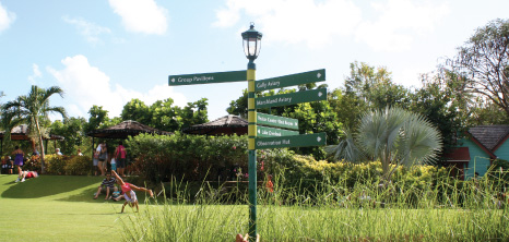 Children Playing on the Lawns at Graeme Hall Sanctuary, Christ Church, Barbados Pocket Guide