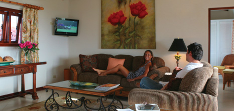 Couple Relaxing at a Hotel on the West Coast, Barbados Pocket Guide