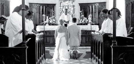 Couple at the Altar, Barbados Pocket Guide
